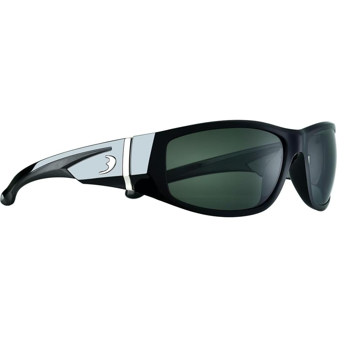 Gafas de sol BNUS polarizadas con lentes de vidrio - Negro