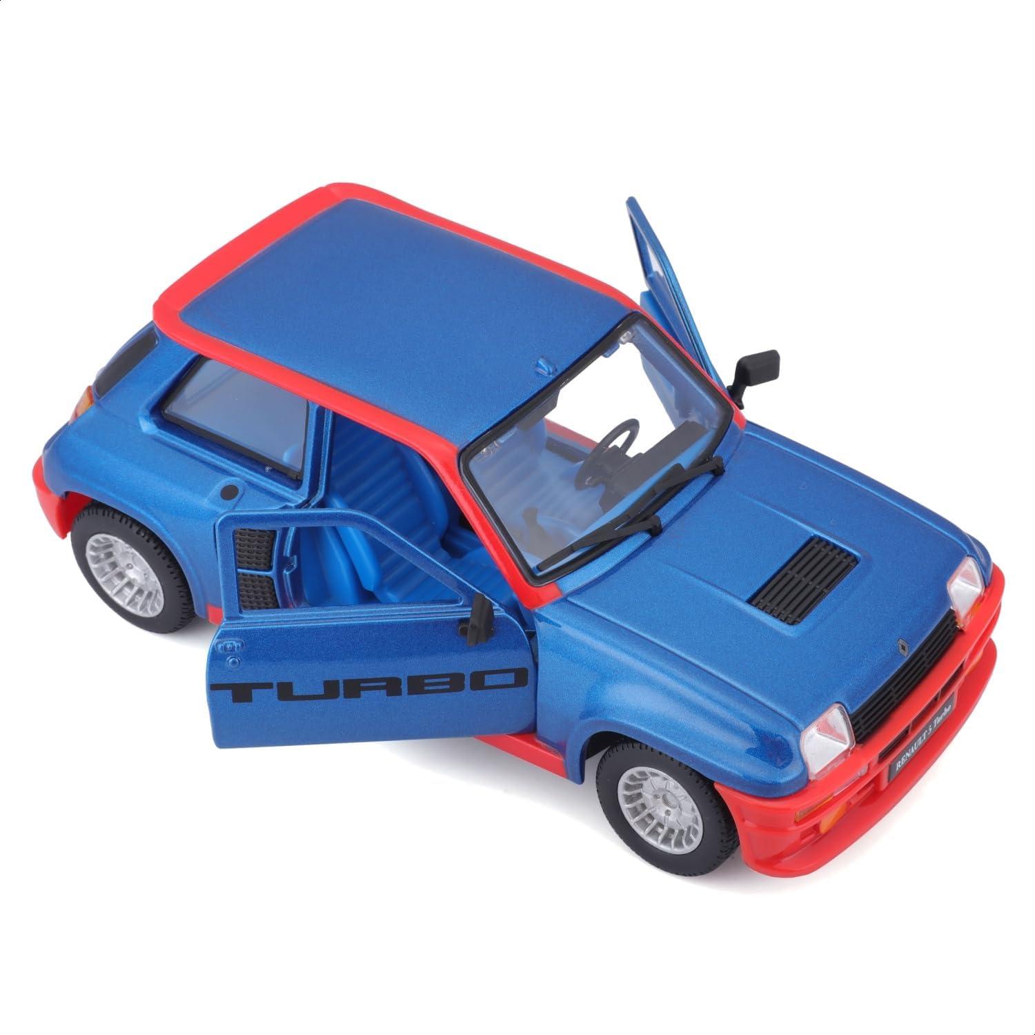 Bburago Renault R5 Turbo 1:24 Diecast Azul/Rojo