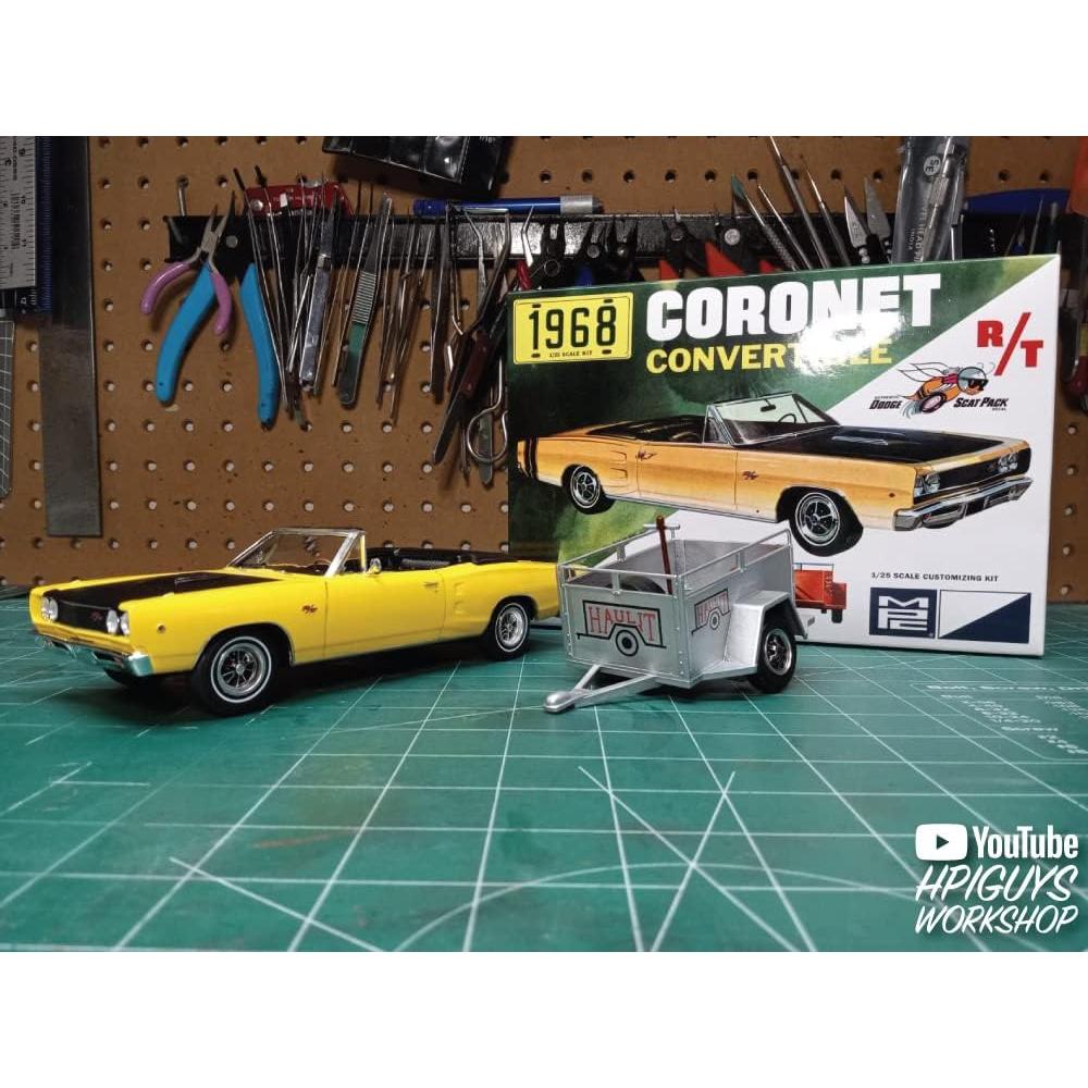 Kit de Modelo a Escala 1:25 MPC Dodge Coronet Convertible 1968