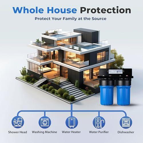 Sistema de Filtración de Agua iSpring WGB21B 2 Etapas 99% Plomo