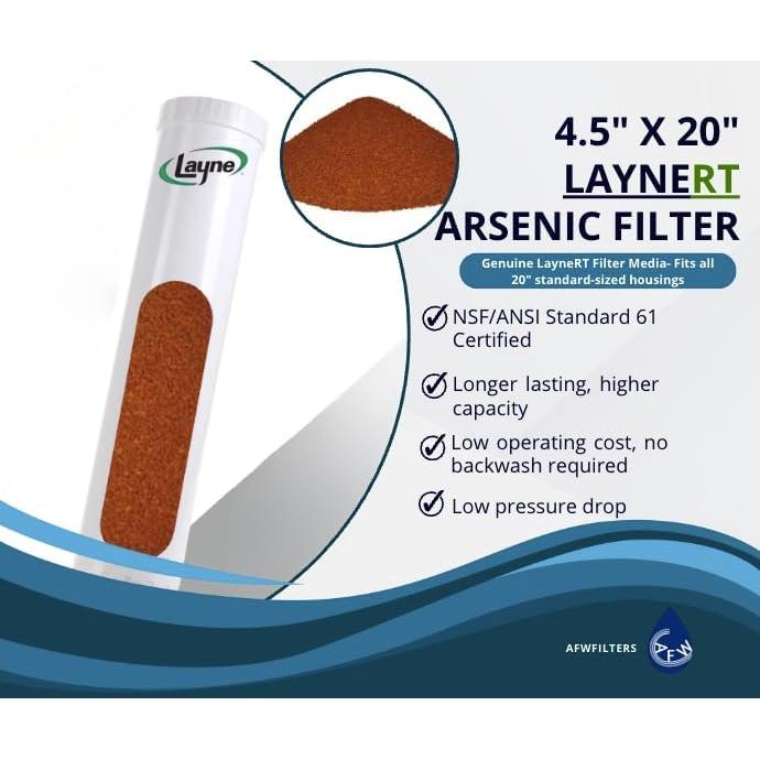 Cartucho Filtro Reemplazo LayneRT 4.5" x 50.8 cm Arsenico