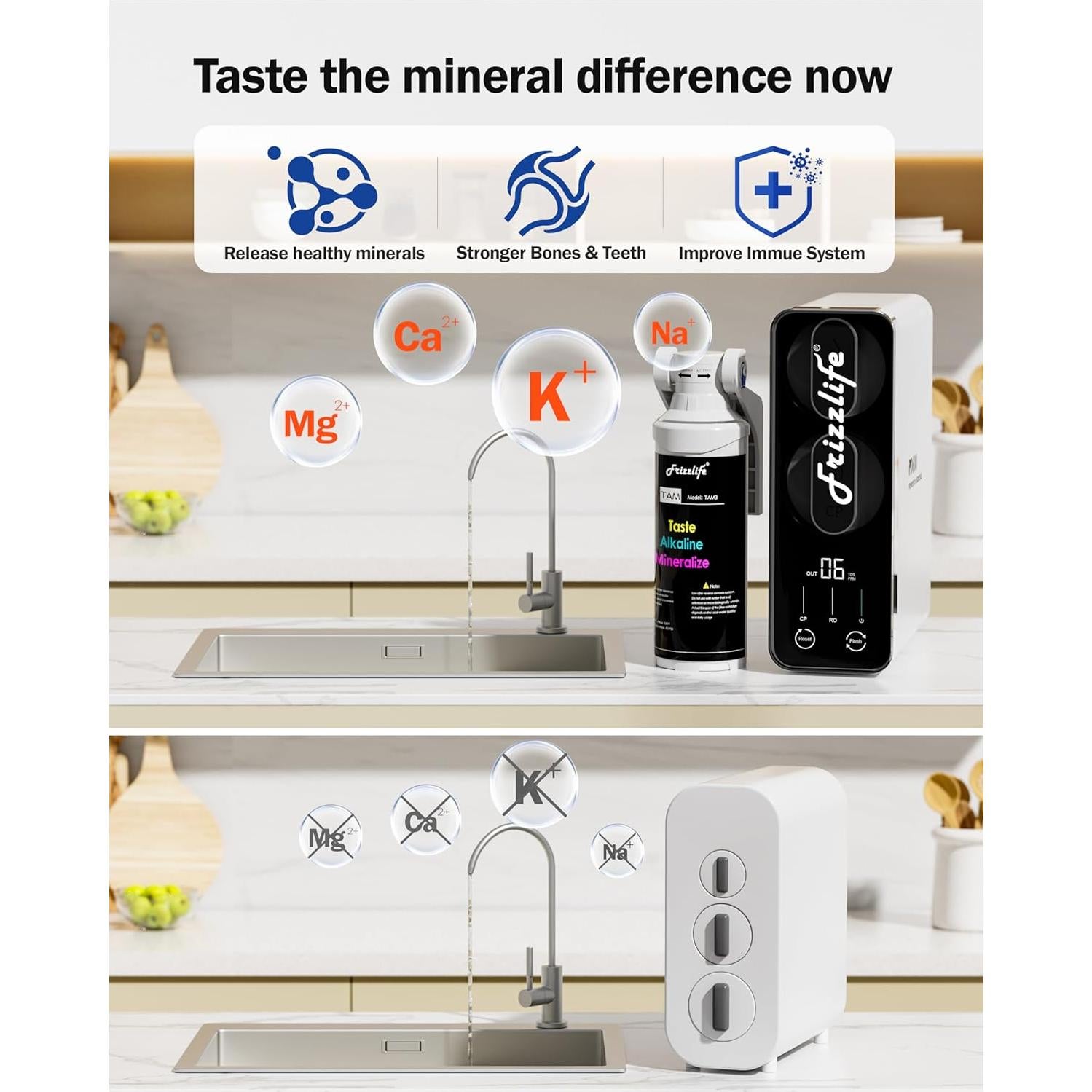 Filtro de Agua de Ósmosis Inversa Frizzlife PD600-TAM3 600 GPD