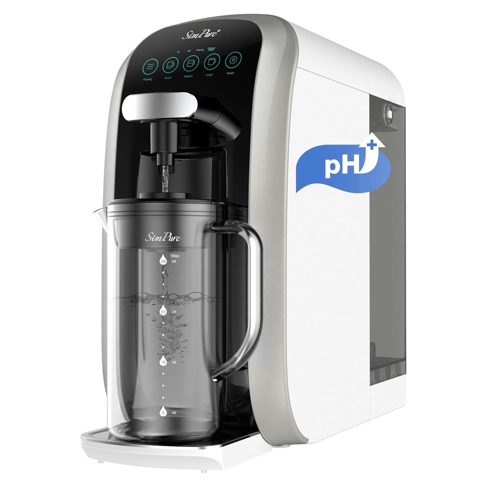 Purificador de Agua SimPure Y7T-A de Encimera 5 Etapas RO