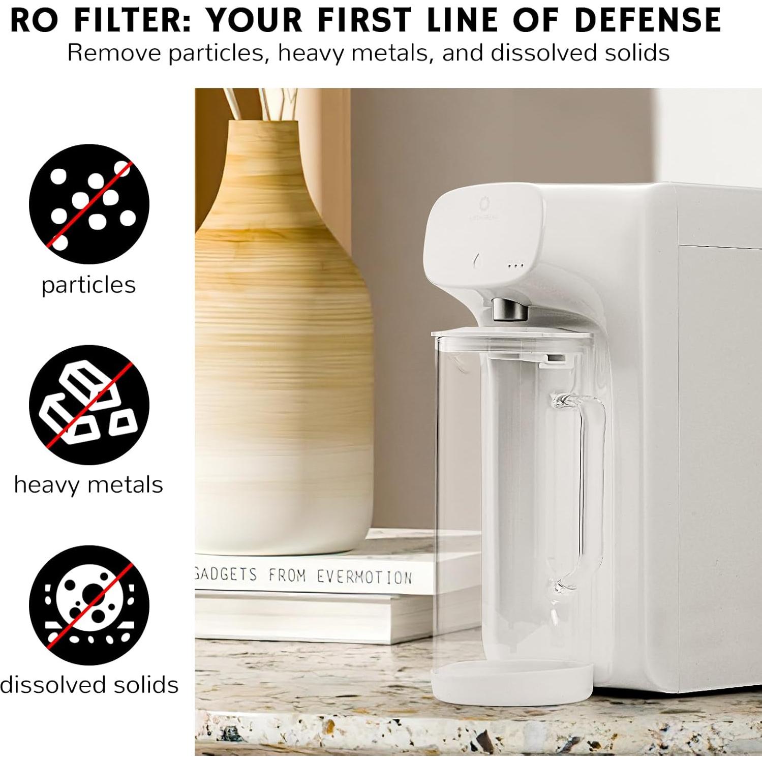 Filtro de Reemplazo RO Airthereal Pristine Lite3 - Reduce Metales Pesados