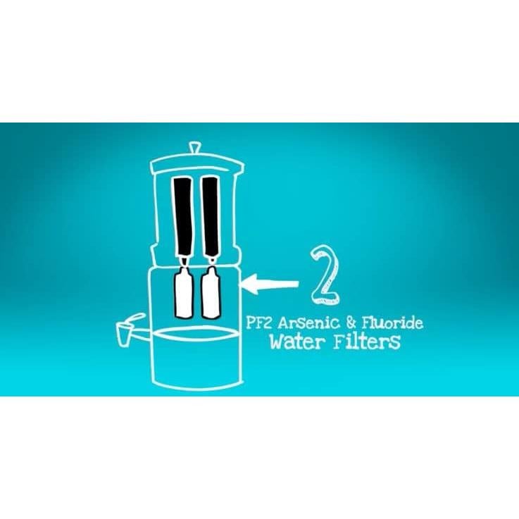 Filtro de Agua Nispira Premium para Flúor y Arsénico - 2 Piezas
