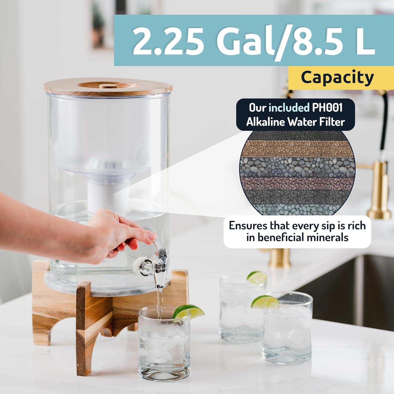 Dispensador de Agua Alcalina Invigorated Water pH RECHARGE 8.5L