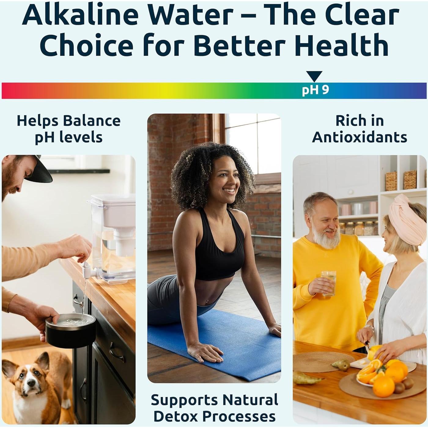 Dispensador de Agua Alcalina Invigorated Water pH RECHARGE 8.5L