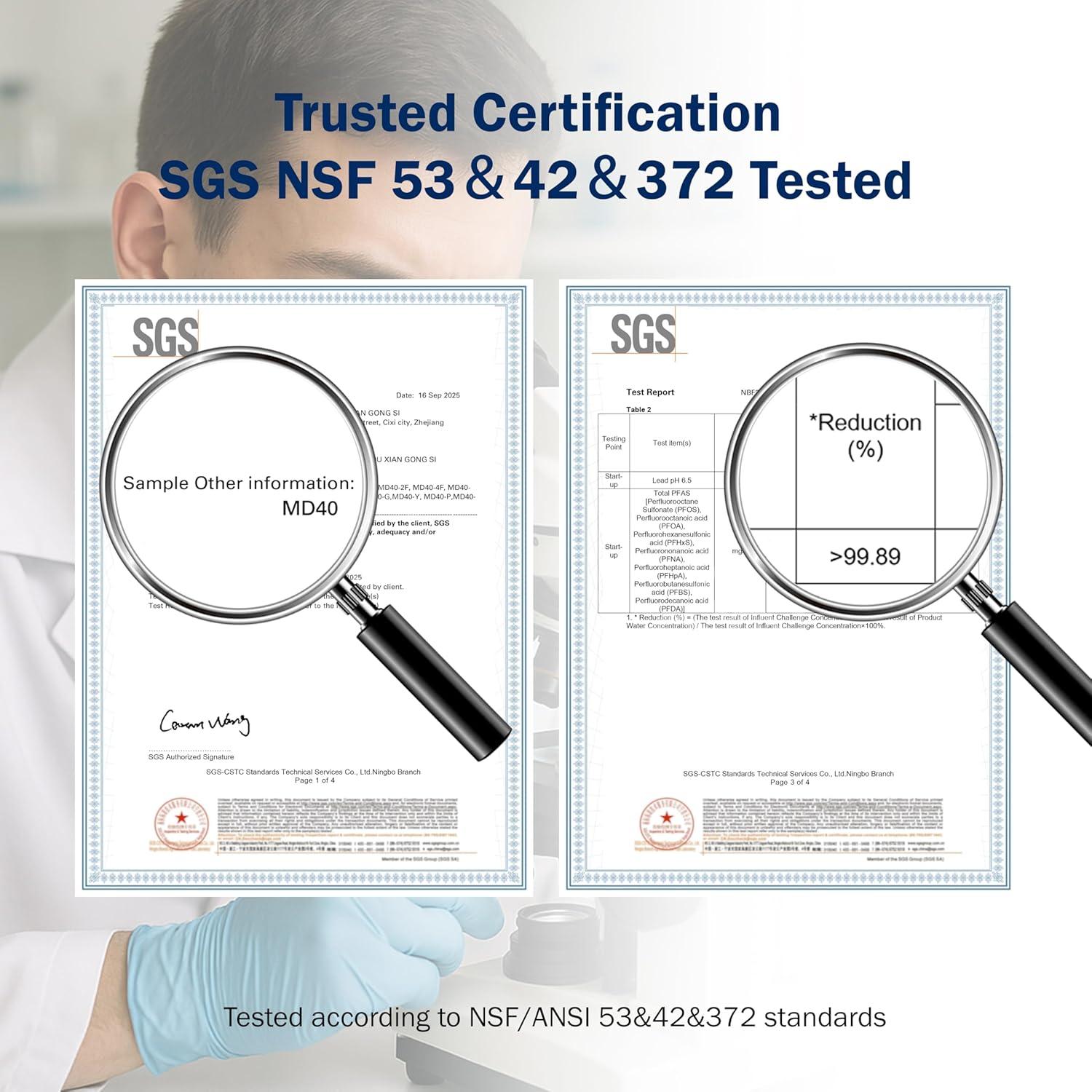 Dispensador de Agua Eléctrico Frizzlife MD40 400 Galones 8 Etapas