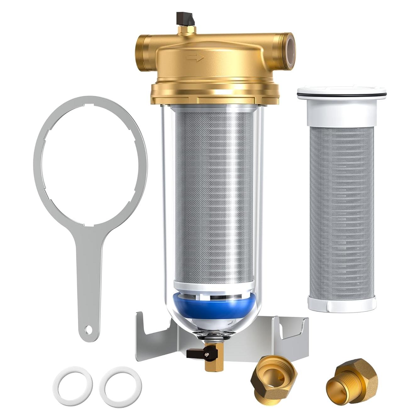 Filtro de Sedimentos Waterdrop WD-BG103, 500/200 Micrones, 1" MNPT