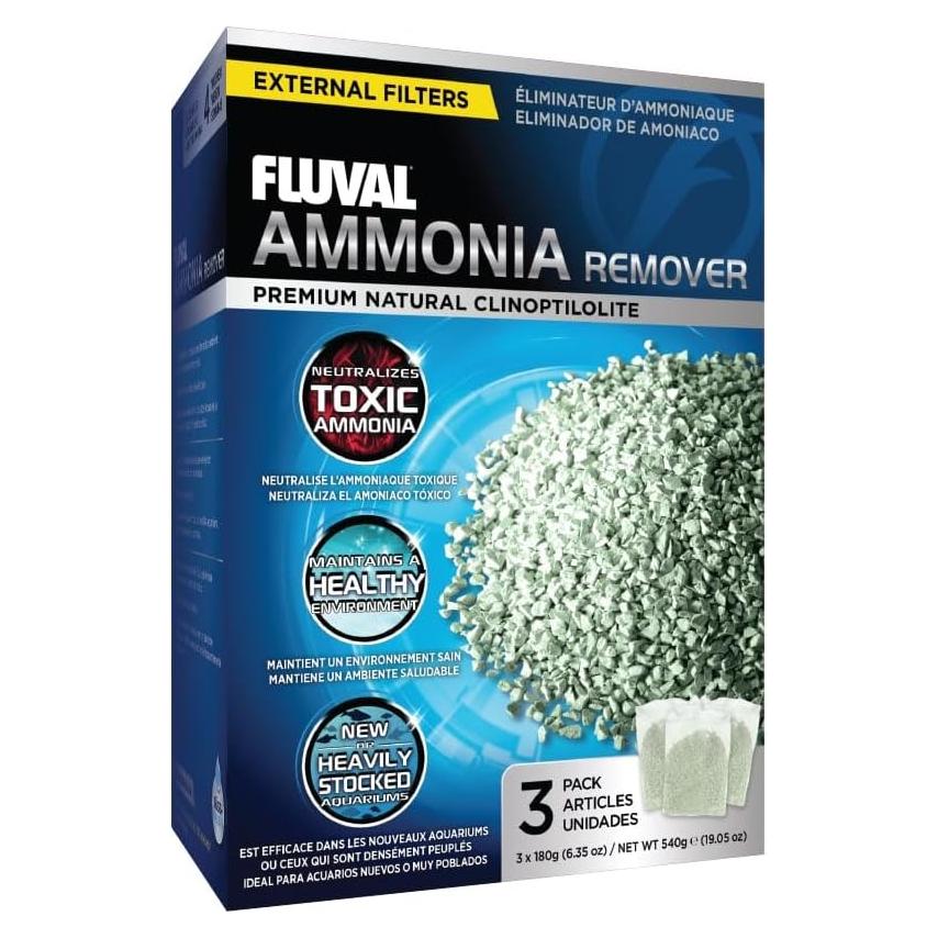 Fluval Eliminador de Amoniaco 180g - Filtro Químico Acuario