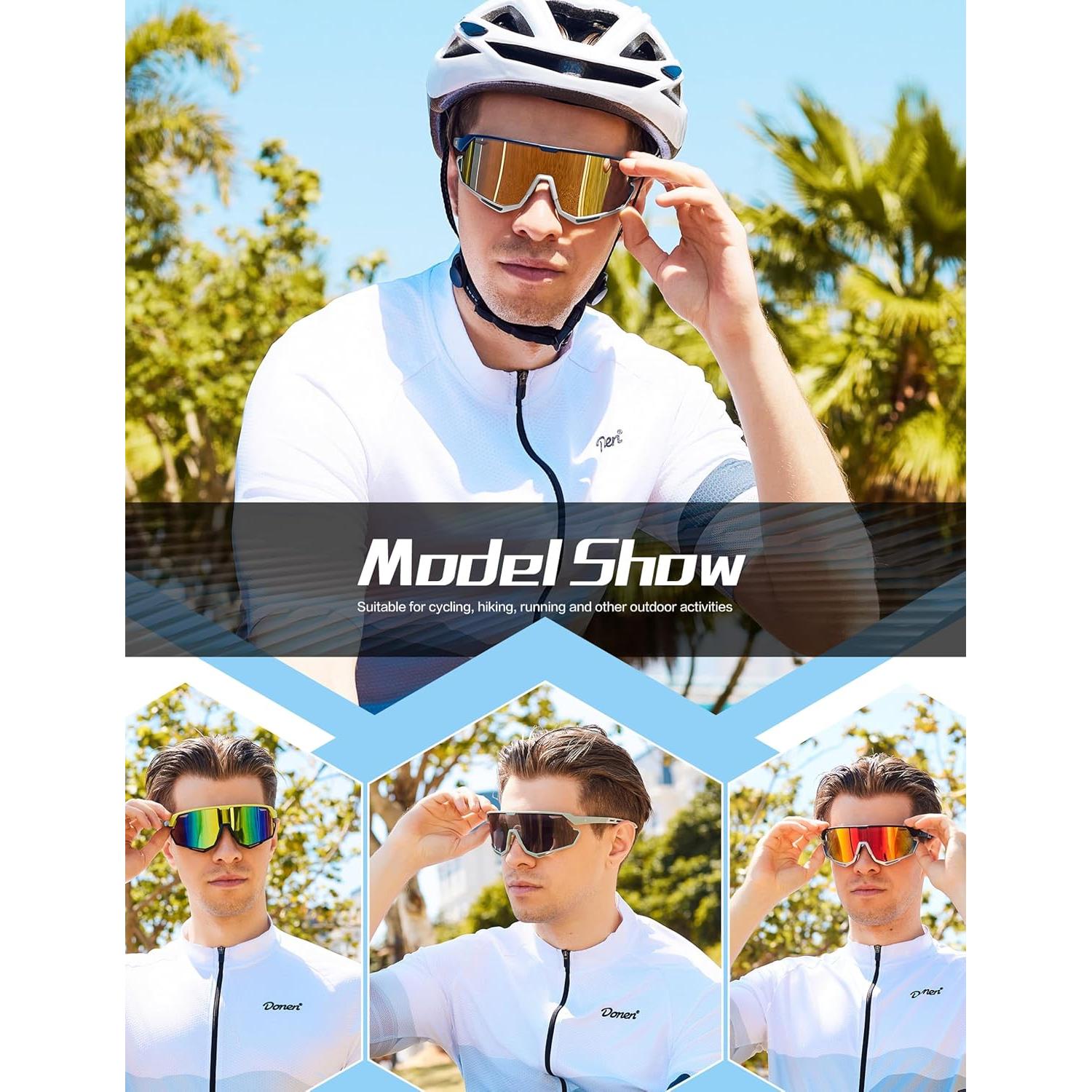 Gafas de sol BIRCEN deportivas UV400 para ciclismo y béisbol