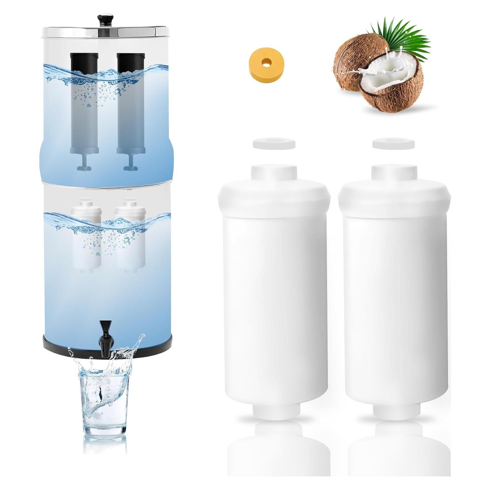 Filtro de Agua Berkey hzhdven BB9-2 y K5366, Paquete de 2