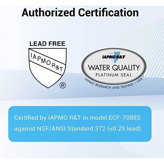 Filtro de Agua de Fluoruro Filterlogic FL-BF79 - Reemplazo Berkey PF-2