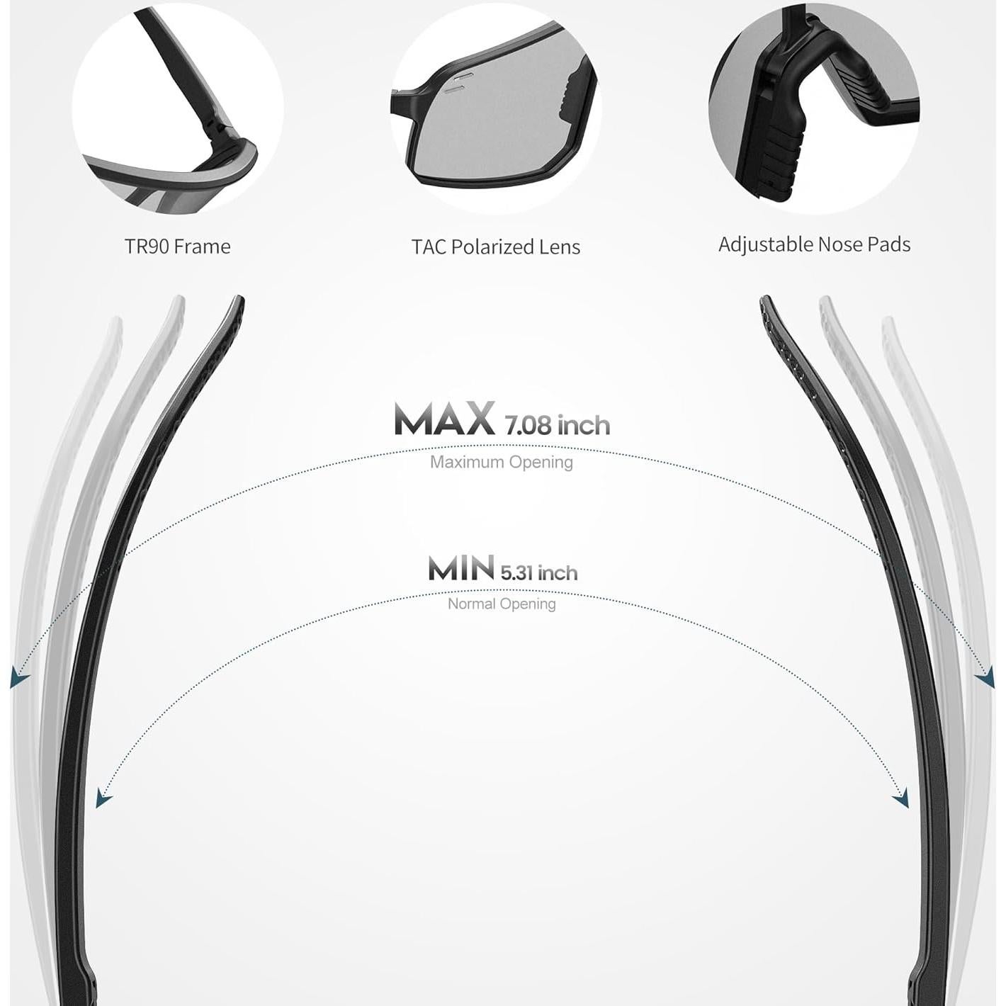 Gafas Fotoquímicas UV400 YOZISS para Ciclismo y Deportes