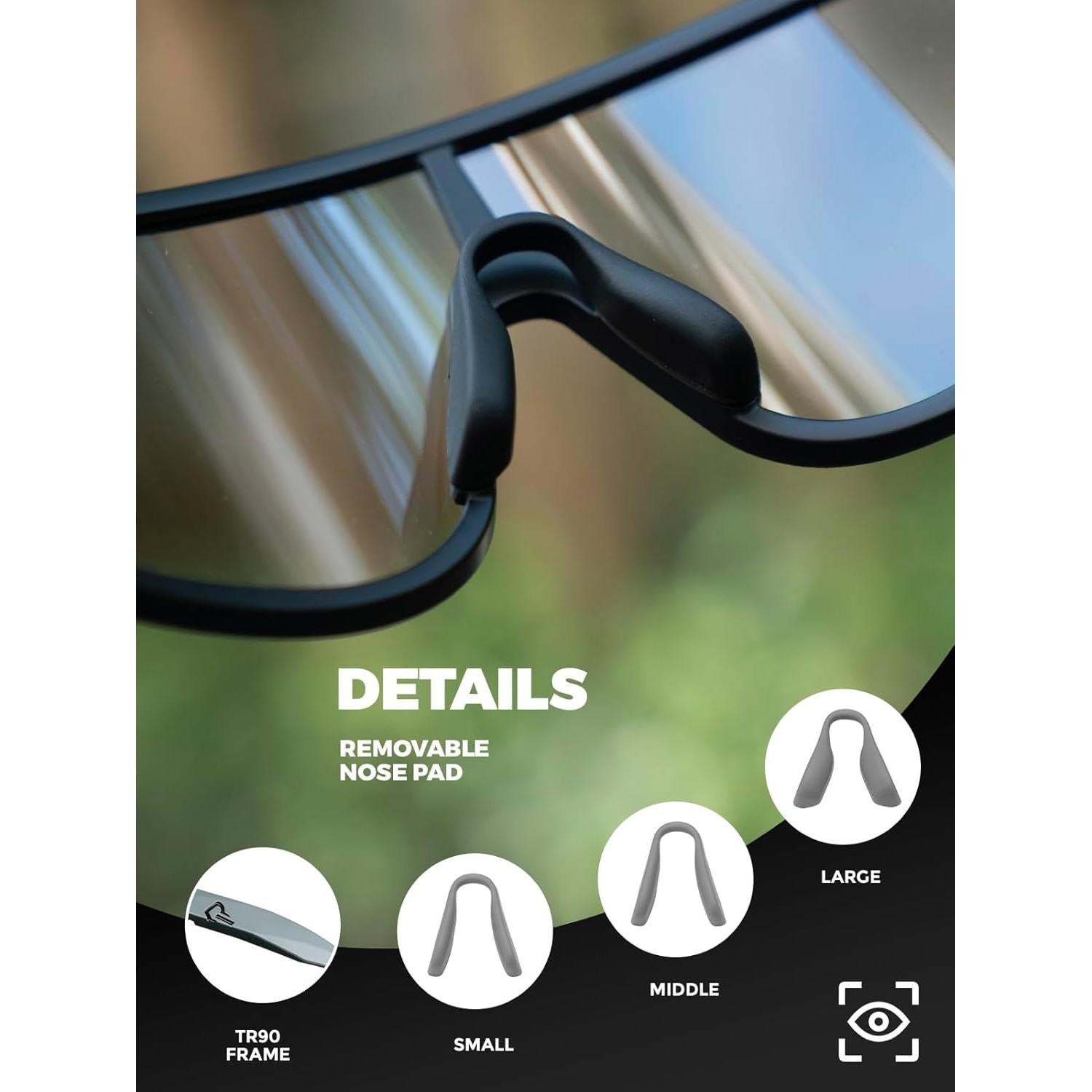 Gafas de sol fotochromáticas ROCKBROS para ciclismo UV400