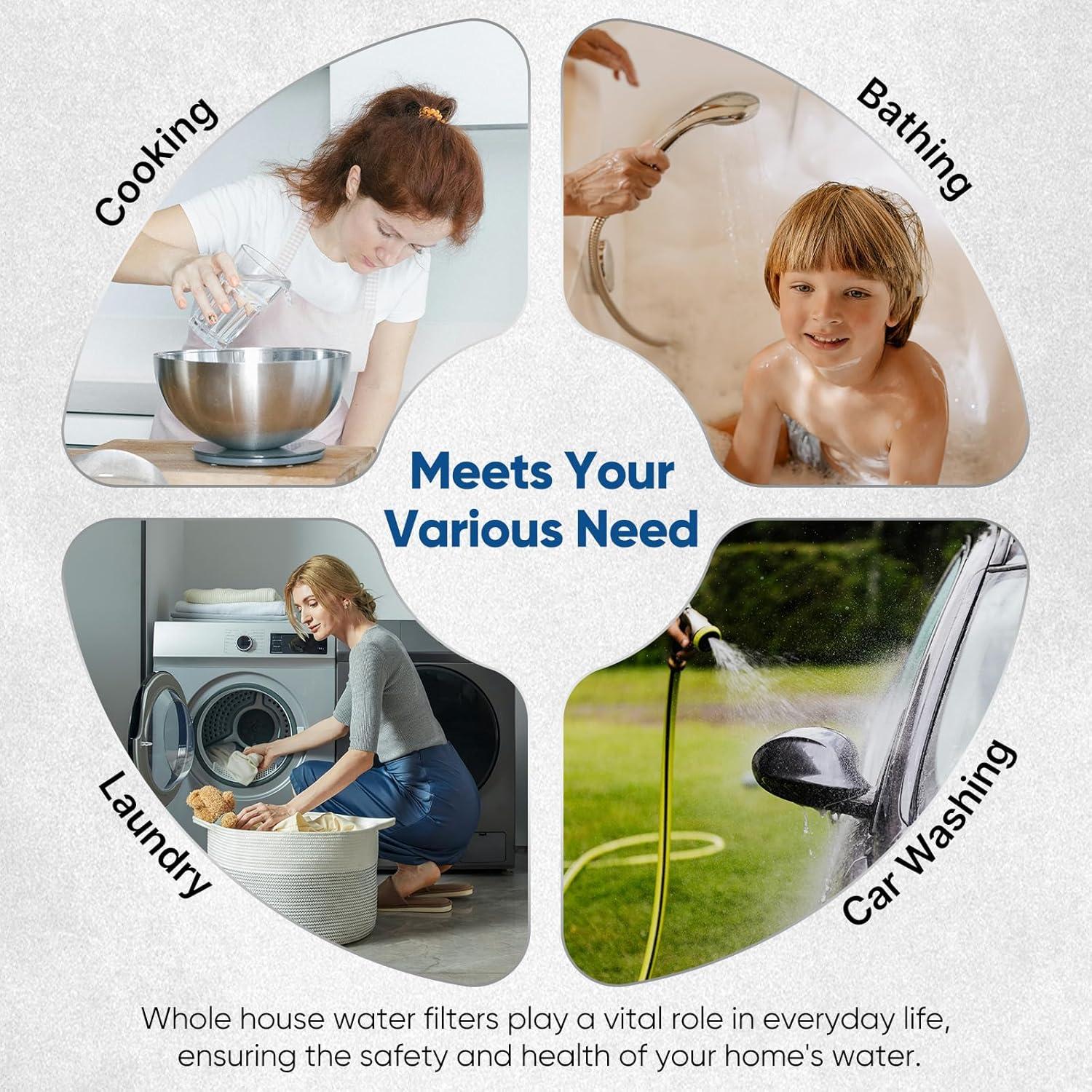 Filtro de Agua PUREPLUS 10" x 4.5" Eliminación de Hierro y Manganeso