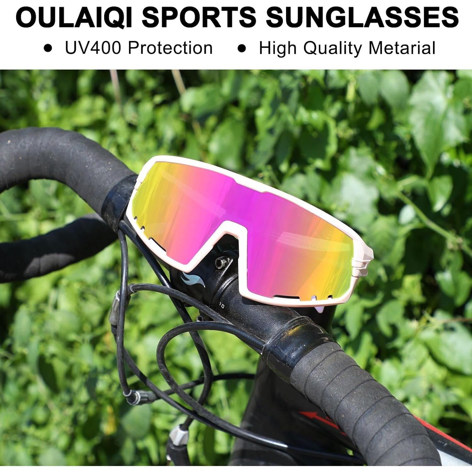Gafas Deportivas OULAIQI UV400 para Ciclismo y Más