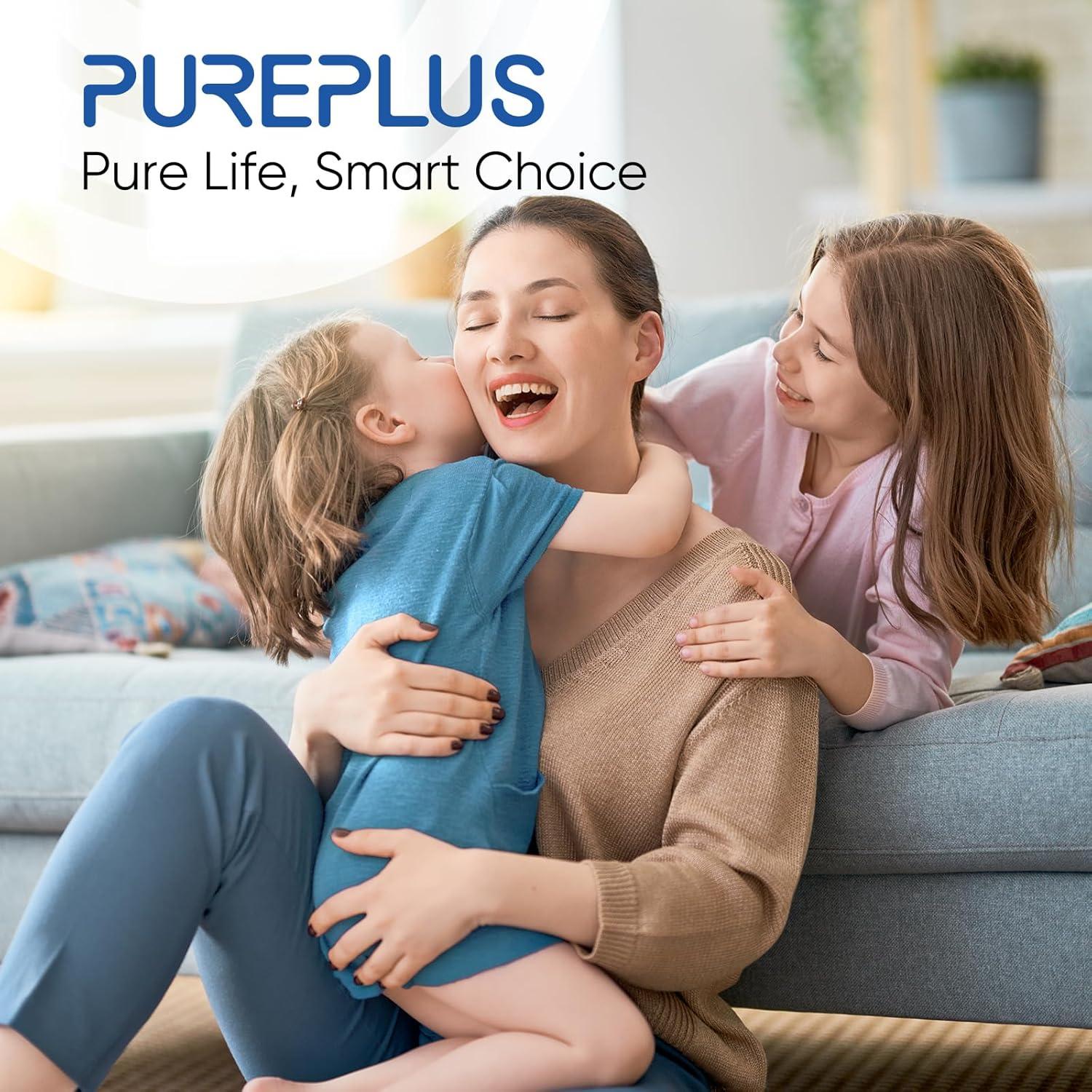 Filtro de Agua PUREPLUS 10" x 4.5" Carbón Activado KDF - 2 Piezas