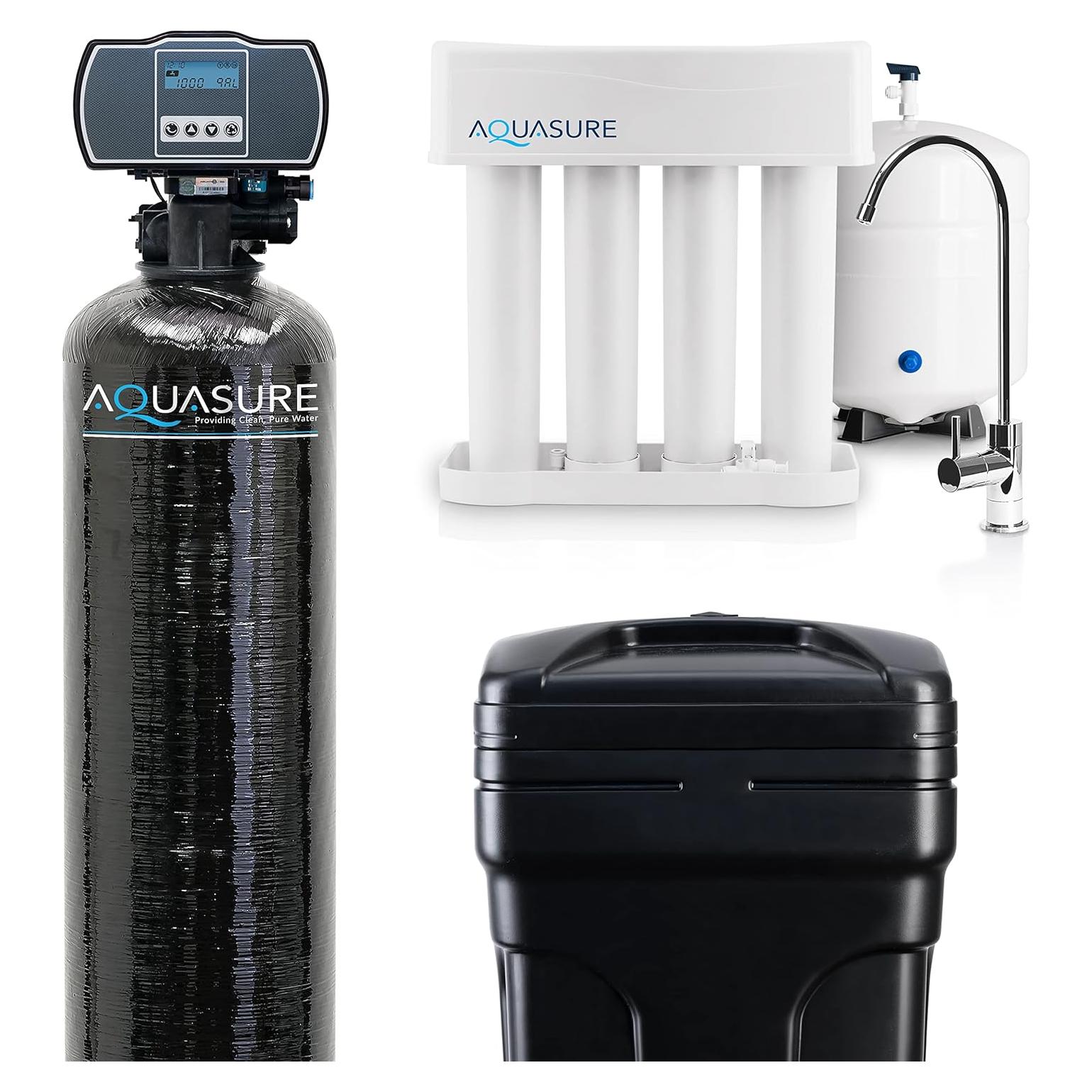 Suavizador de Agua Aquasure 32,000 Granos con Ósmosis Inversa