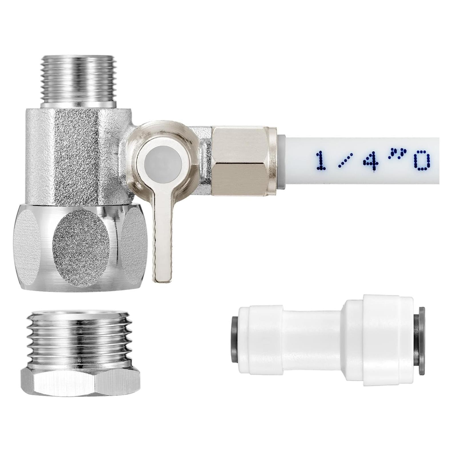 Adaptador de Agua HAOCHEN - Divisor de Línea 3/8"x3/8"x1/4"