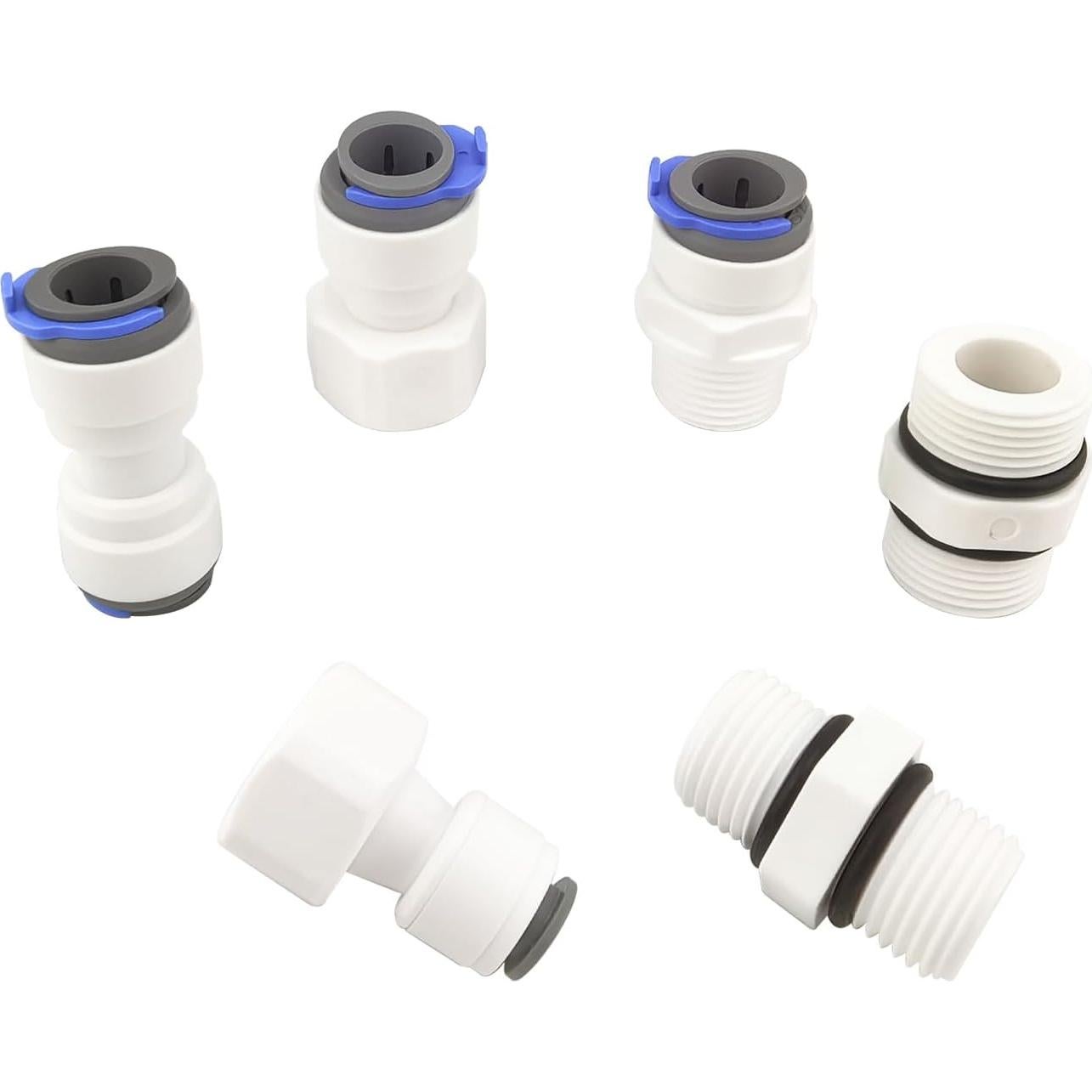 Conector Rápido Qrity 1/2" Macho a 1/2" Recto para Agua