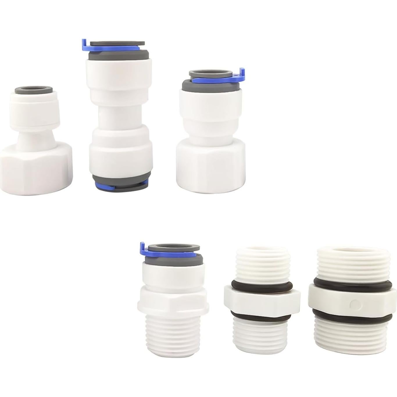 Conector Rápido Qrity 1/2" Macho a 1/2" Recto para Agua