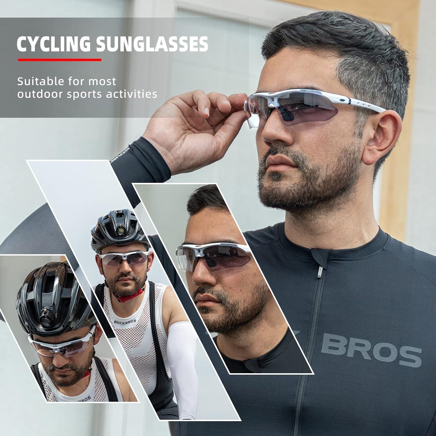 Gafas de sol deportivas ROCKBROS fotochromic UV400 para ciclismo