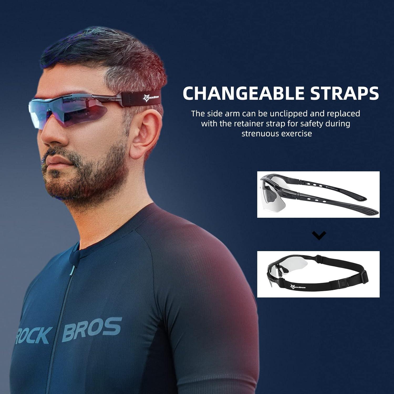Gafas de sol deportivas ROCKBROS fotochromic UV400 para ciclismo