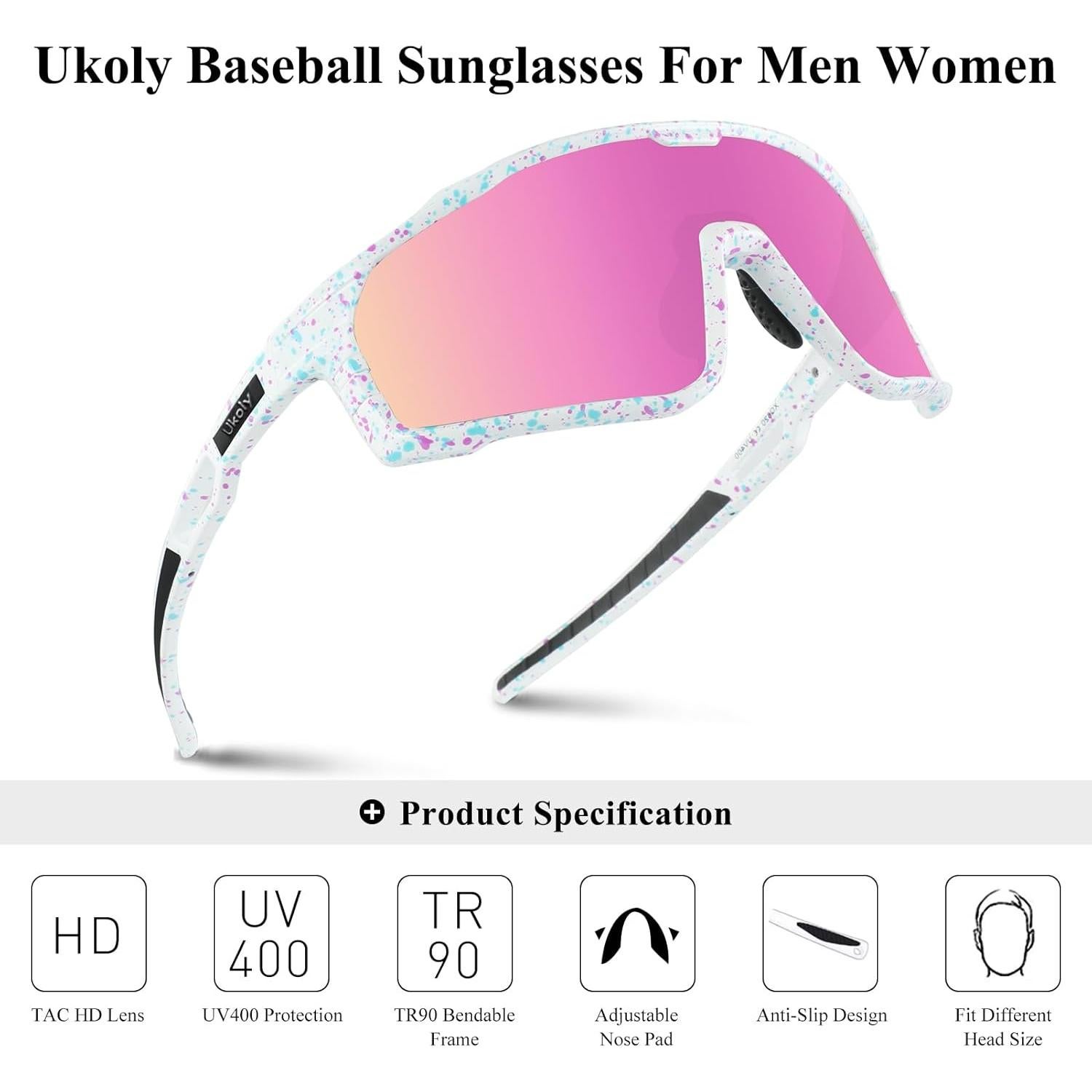 Gafas de sol deportivas Ukoly modelo 620 con UV400