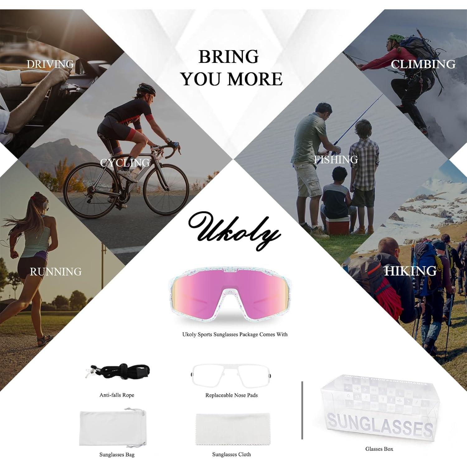 Gafas de sol deportivas Ukoly modelo 620 con UV400