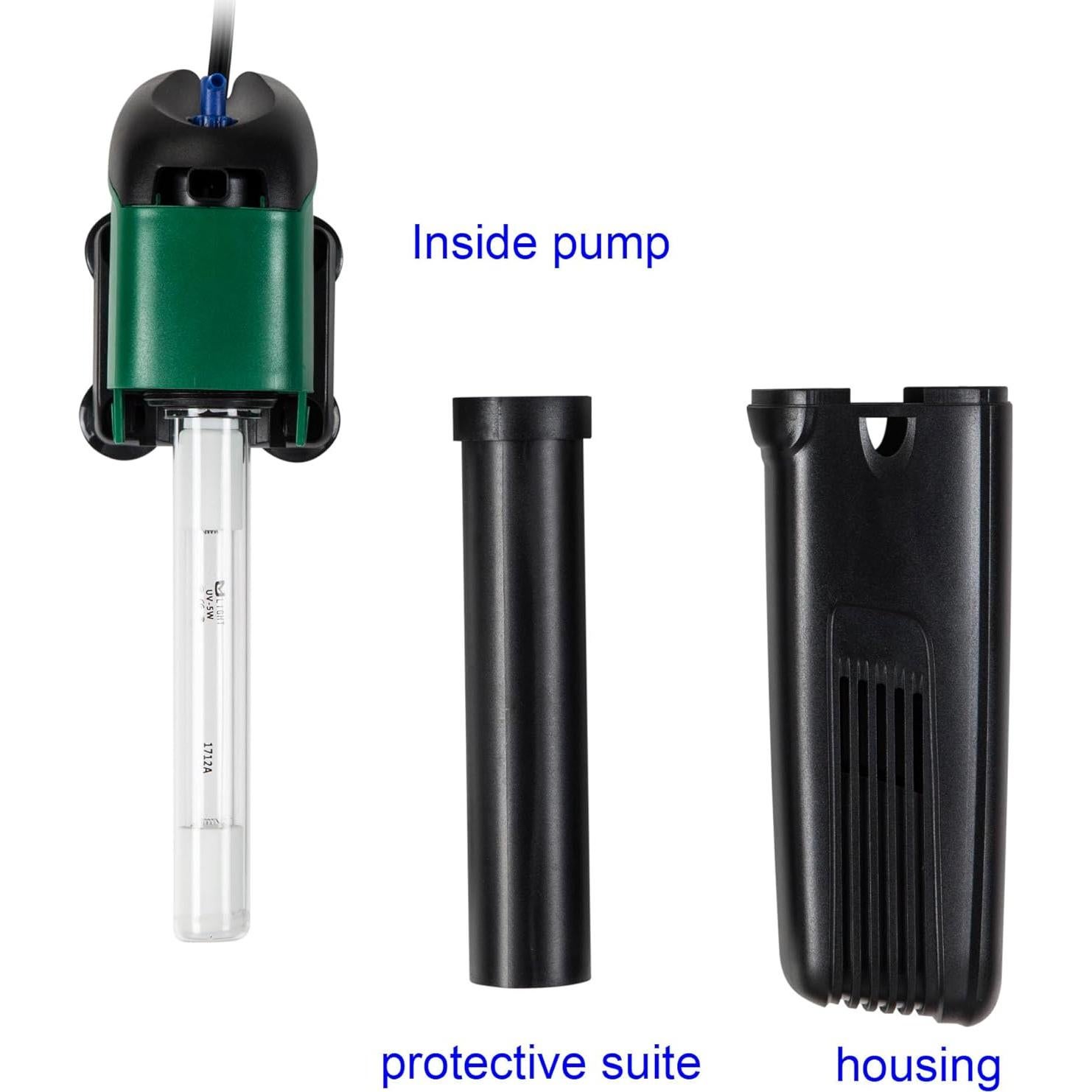 Filtro U-V para Acuario COODIA OZJONG 284L 5W