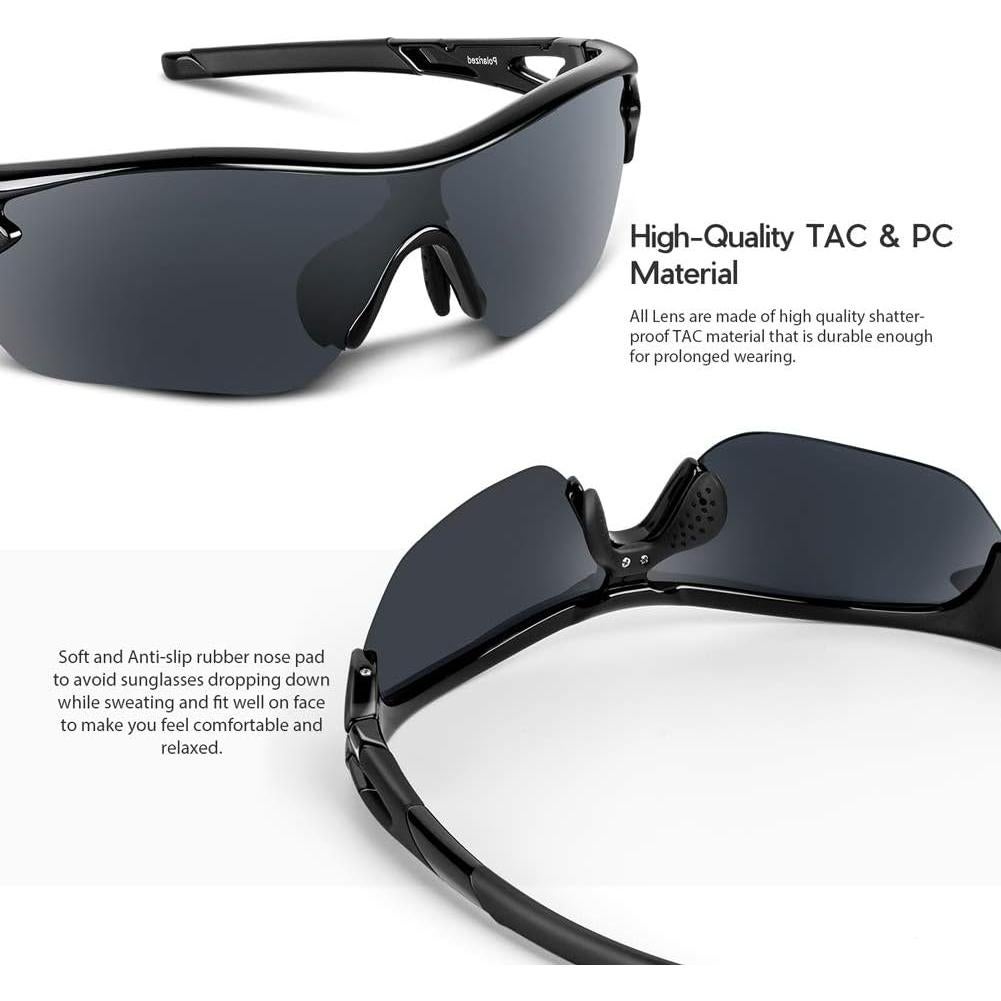 Gafas de sol BEACOOL polarizadas para deportes y actividades