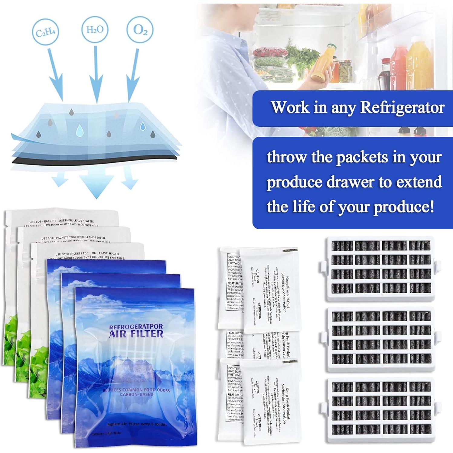 Filtro de Aire y Conservador de Productos AMI PARTS W10311524/W10346771A