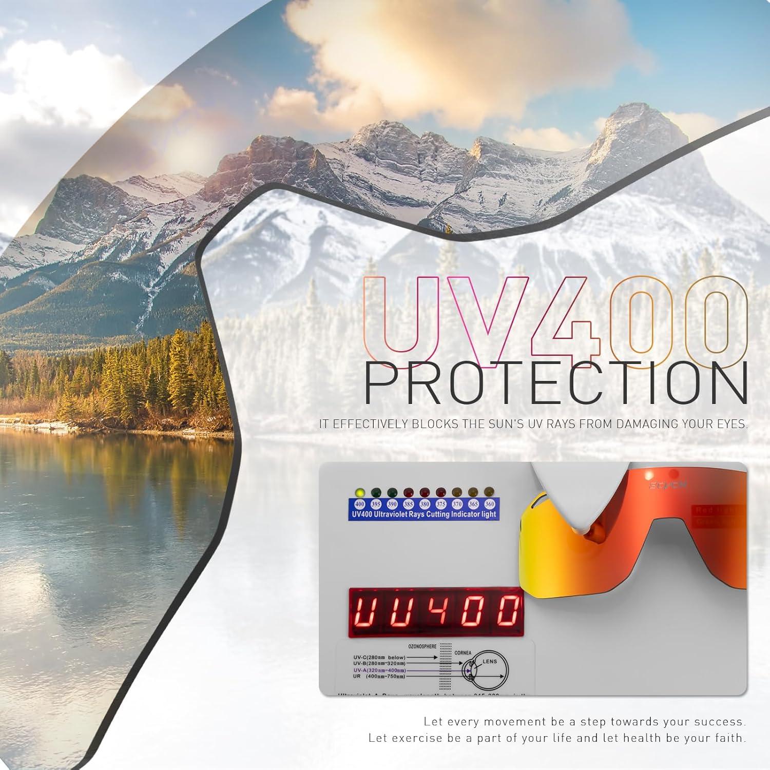 Gafas de Ciclismo SCVCN DZ-S62 UV400 Policarbonato