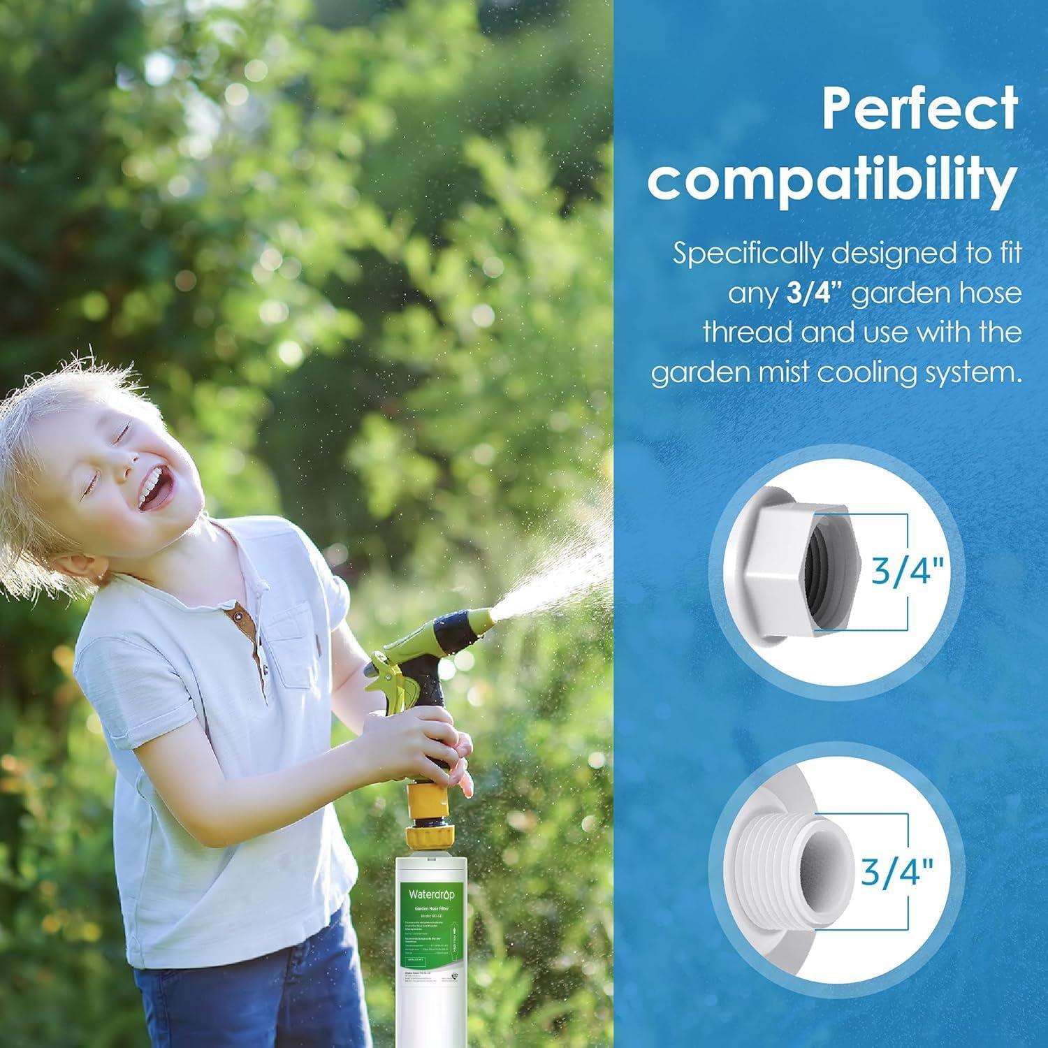 Filtro de Agua para Manguera Waterdrop WD-GD, 2 Unidades