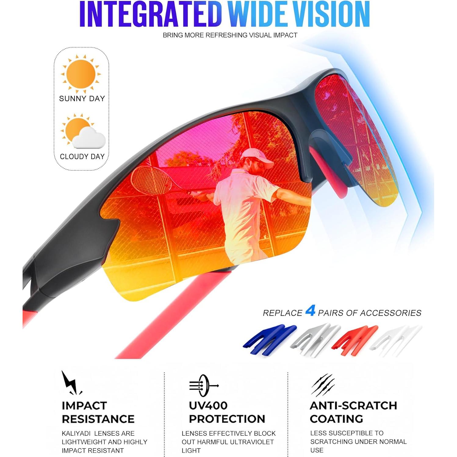 Gafas de sol KALIYADI polarizadas UV para hombres 3 paquetes