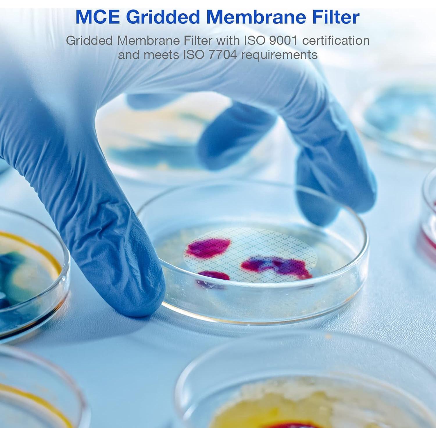 Filtro de Membrana Estéril SimPure MCE 47mm 0.45um Paquete 100