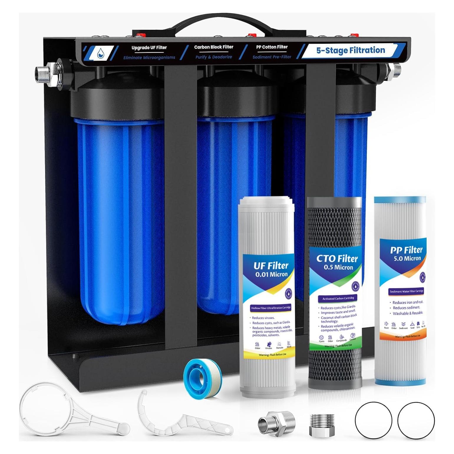 Sistema de Filtro de Agua WLSINJL 5 Etapas para RV 7.22 kg