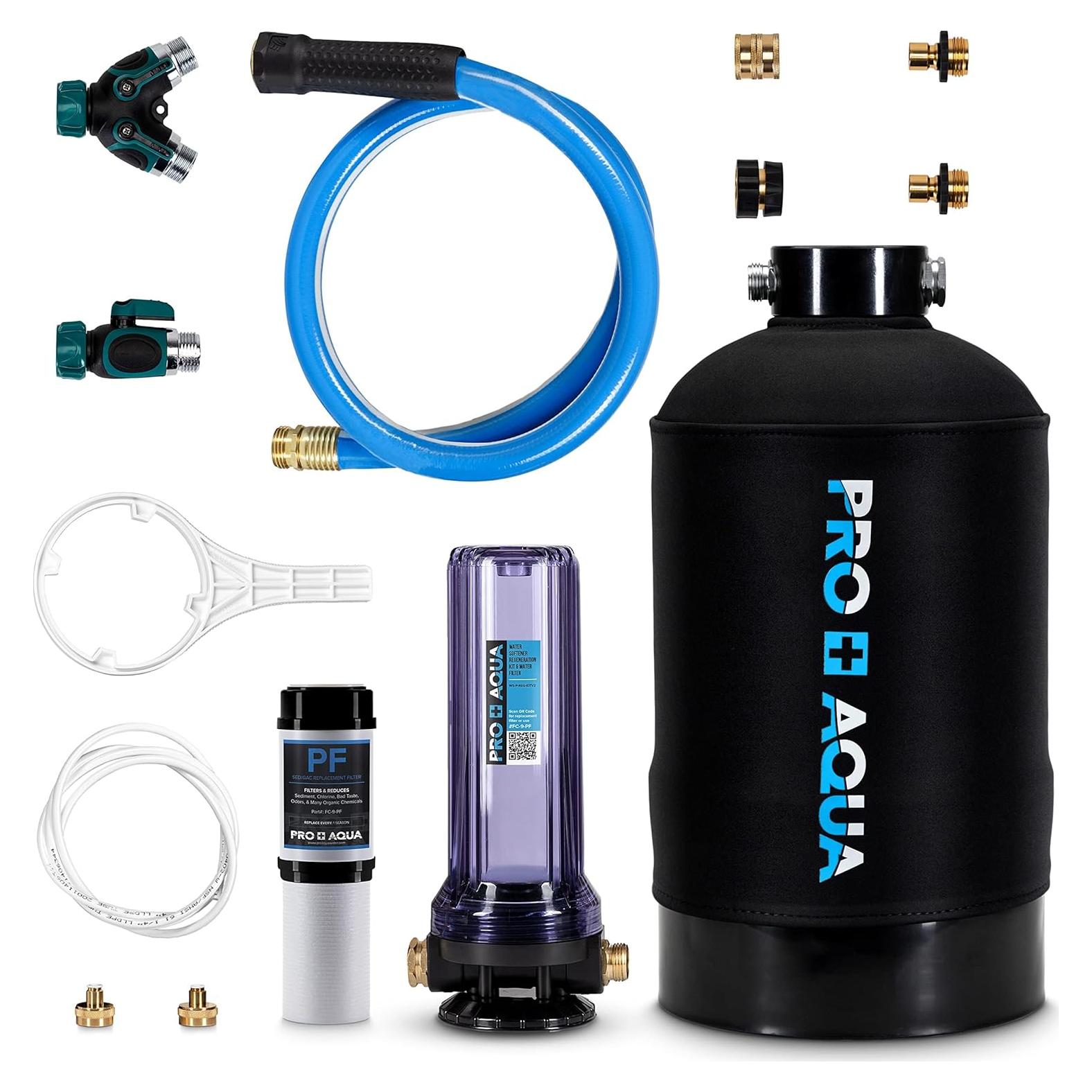 Ablandador de Agua Portátil PRO+AQUA WS-P-16-BNDL 16,000 Granos