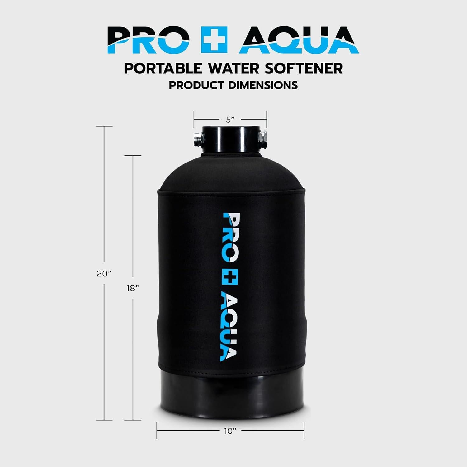 Ablandador de Agua Portátil PRO+AQUA WS-P-16-BNDL 16,000 Granos