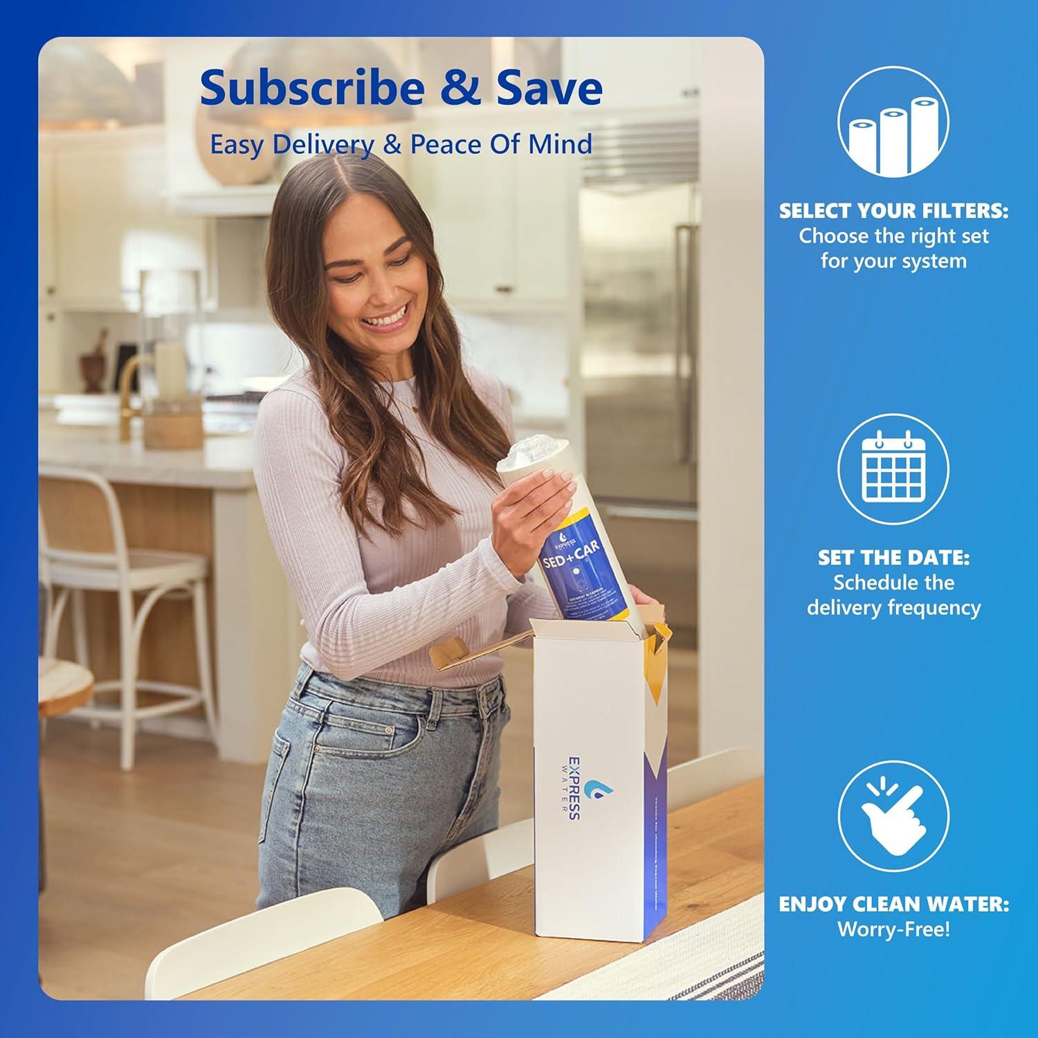 Sistema de Filtro de Agua por Ósmosis Inversa Express Water ROALK10M