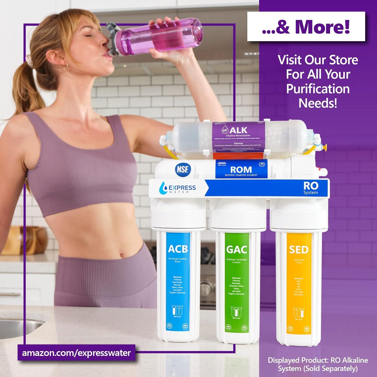 Filtro de Agua KDF Express Water 4.5" x 20" Metales Pesados