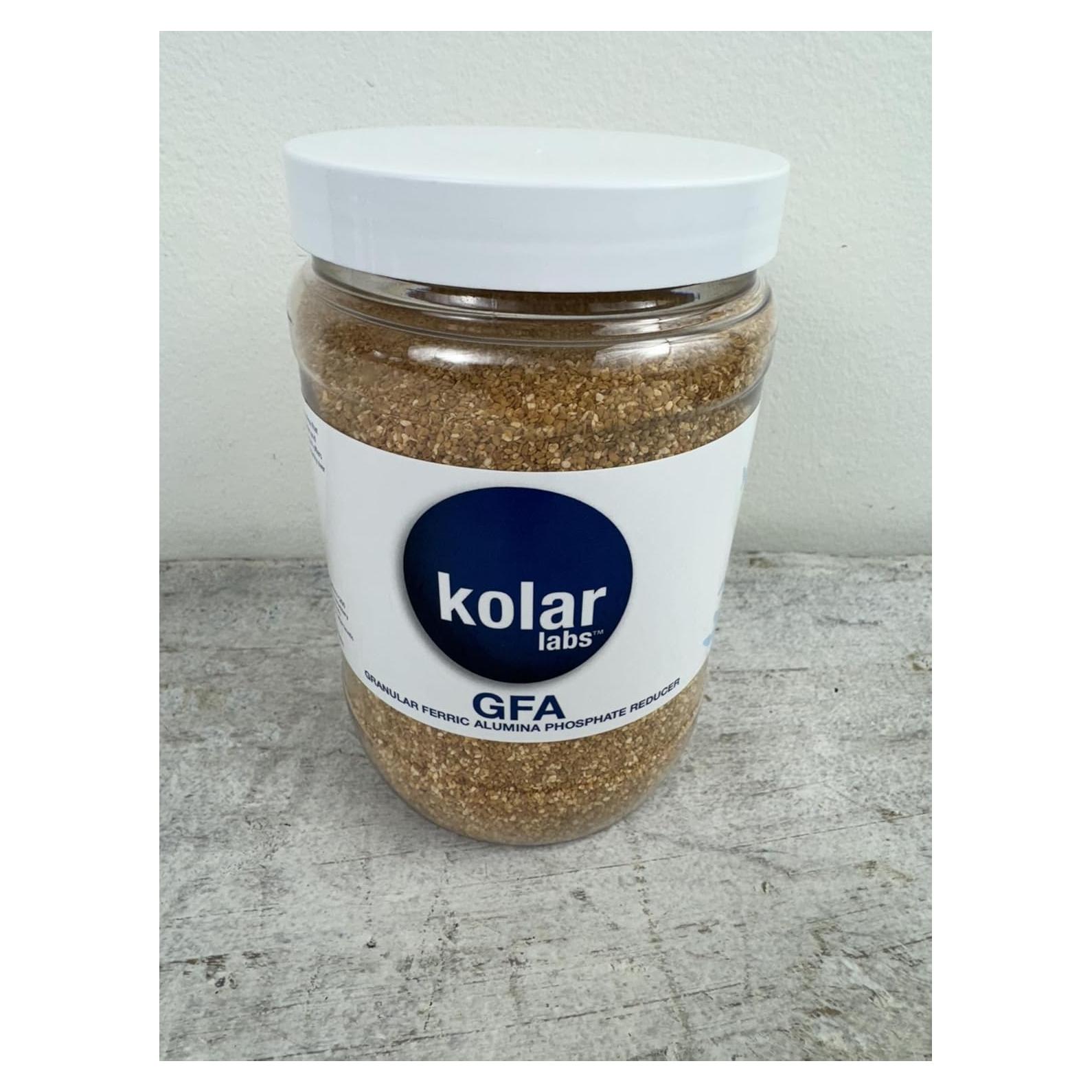 Kolar Labs Alúmina Ferrica Granular GFA 700g - Reductor de Fosfatos para Acuarios
