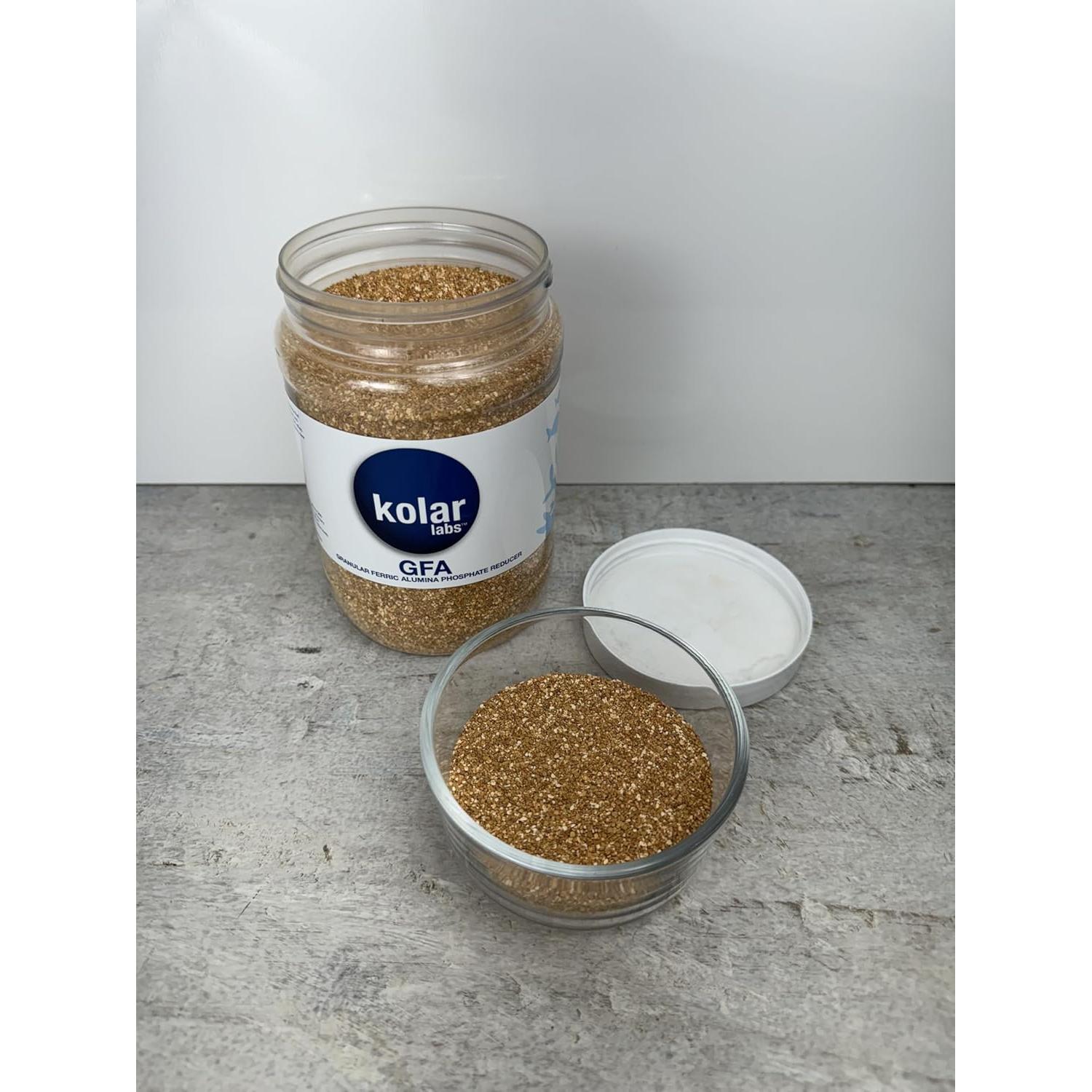 Kolar Labs Alúmina Ferrica Granular GFA 700g - Reductor de Fosfatos para Acuarios