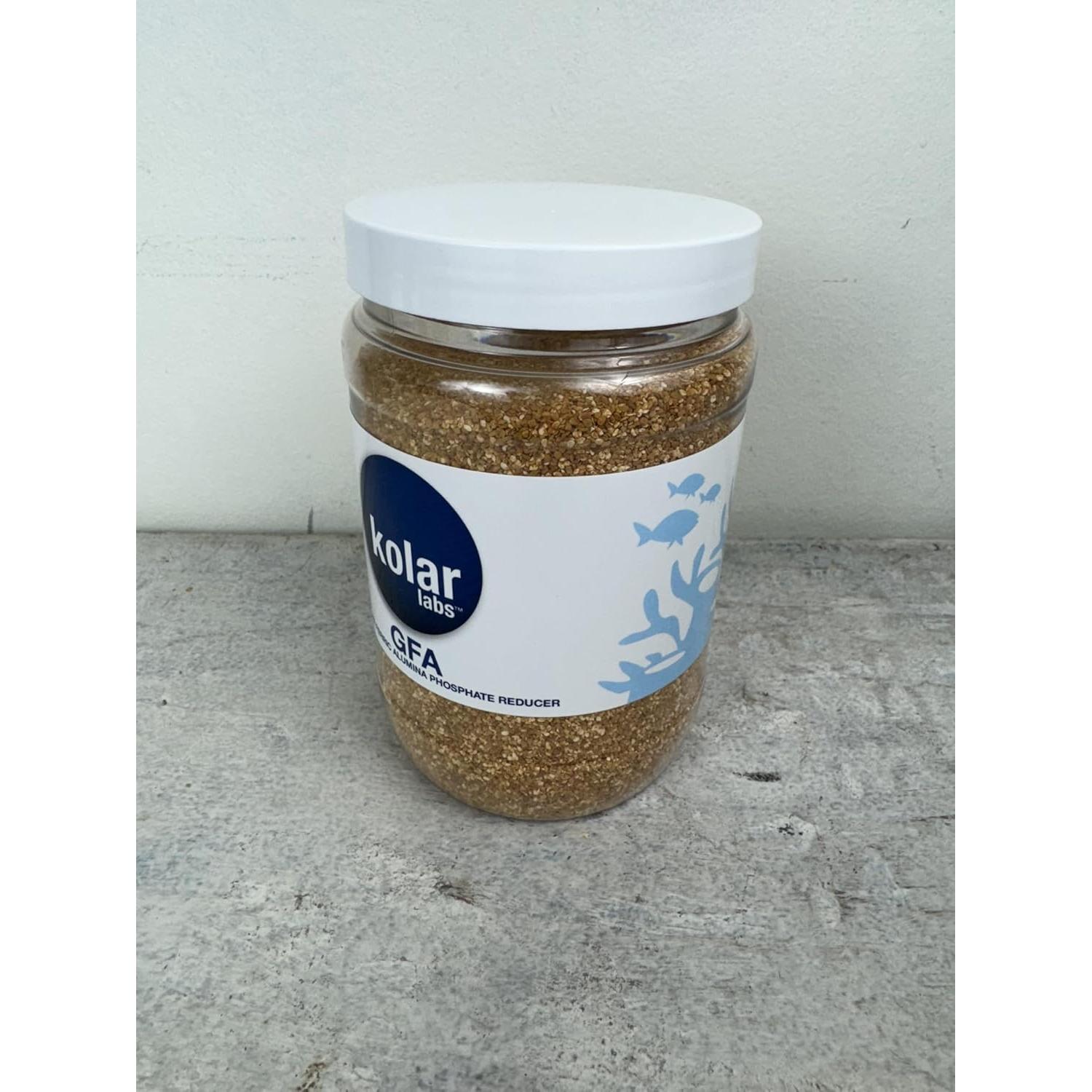 Kolar Labs Alúmina Ferrica Granular GFA 700g - Reductor de Fosfatos para Acuarios