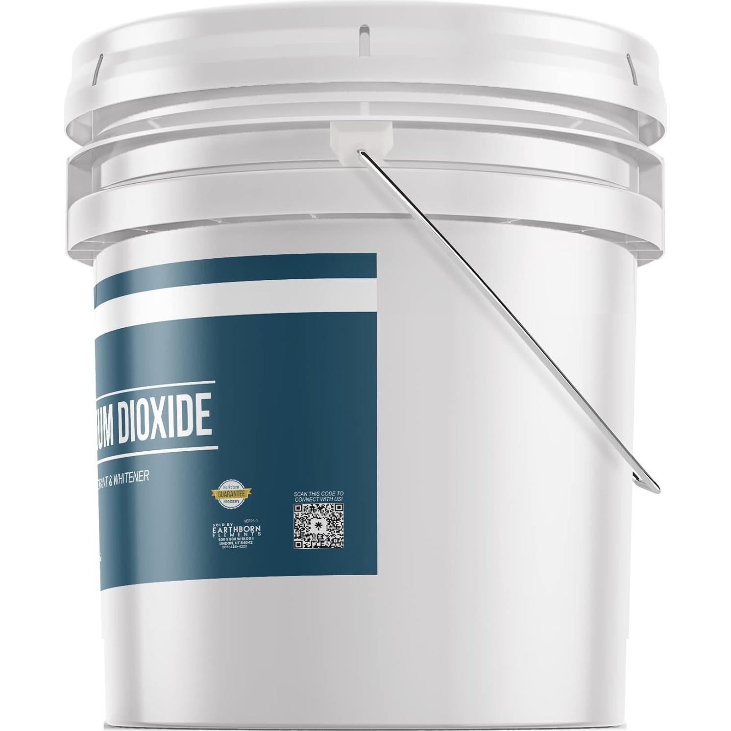 Dióxido de Titanio Earthborn Elements 13.25L - Polvo Blanco Puro