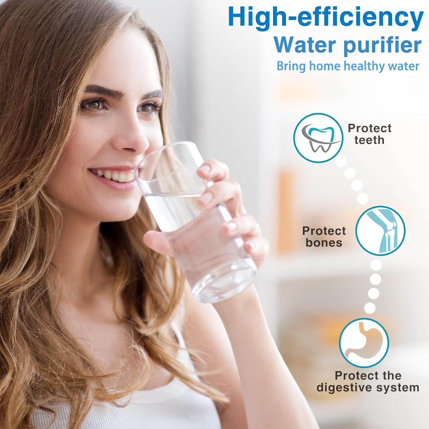 Filtro de Agua DTESL para Berkey - 4 Filtros Negros y 4 de Fluoruro