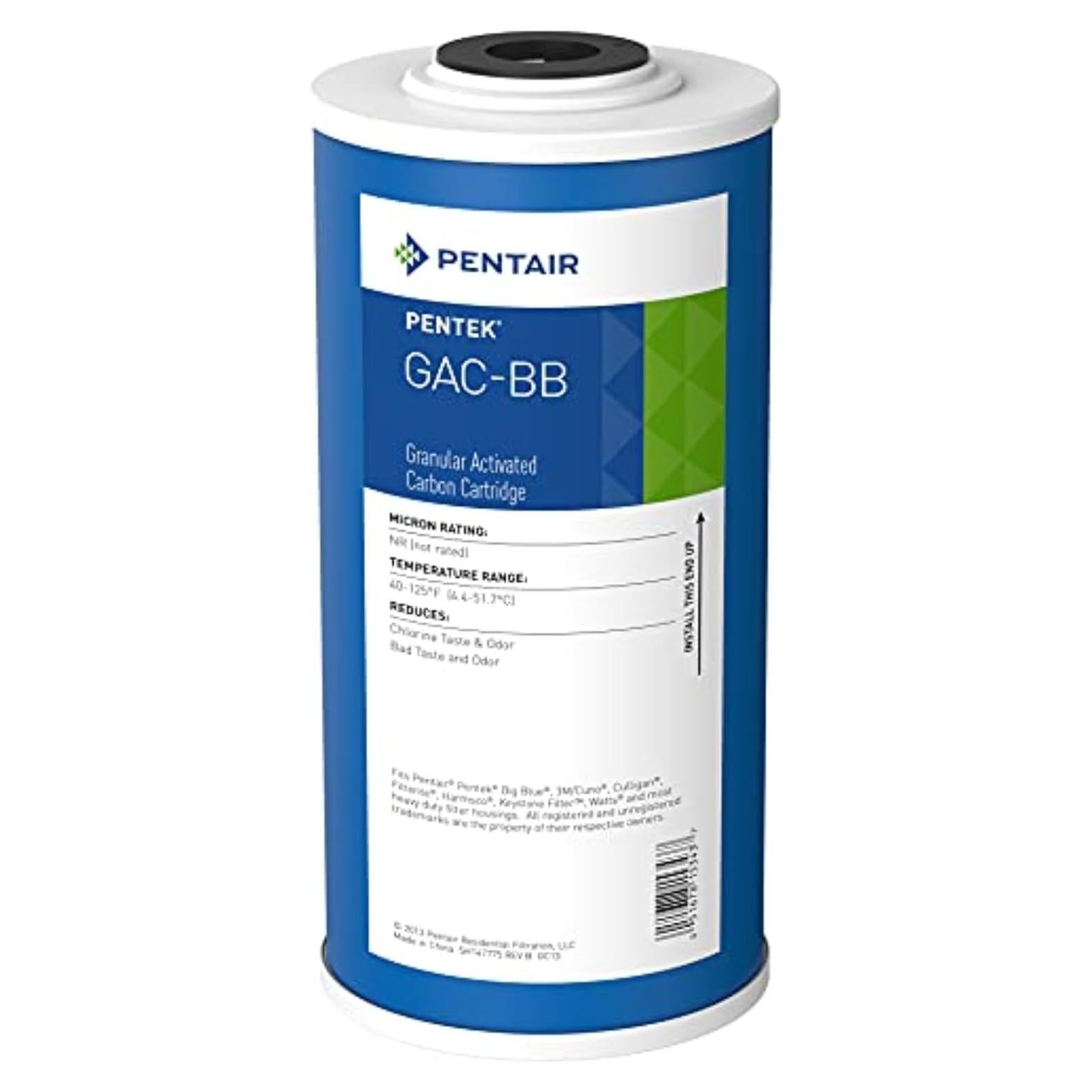 Filtro de Agua Carbono Activado Pentair GAC-BB 10" Big Blue