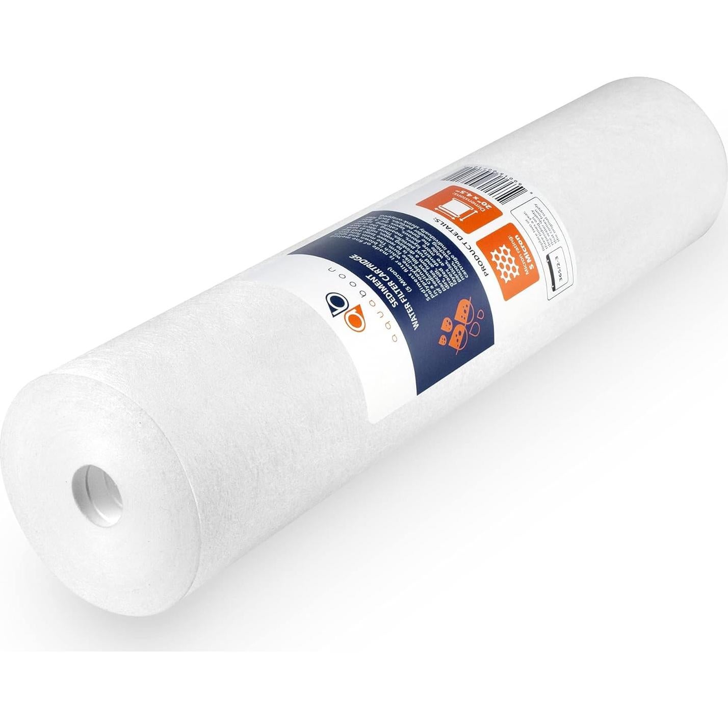 Filtro de Sedimentos Aquaboon 20x4.5" 5 Micrones - Paquete de 2