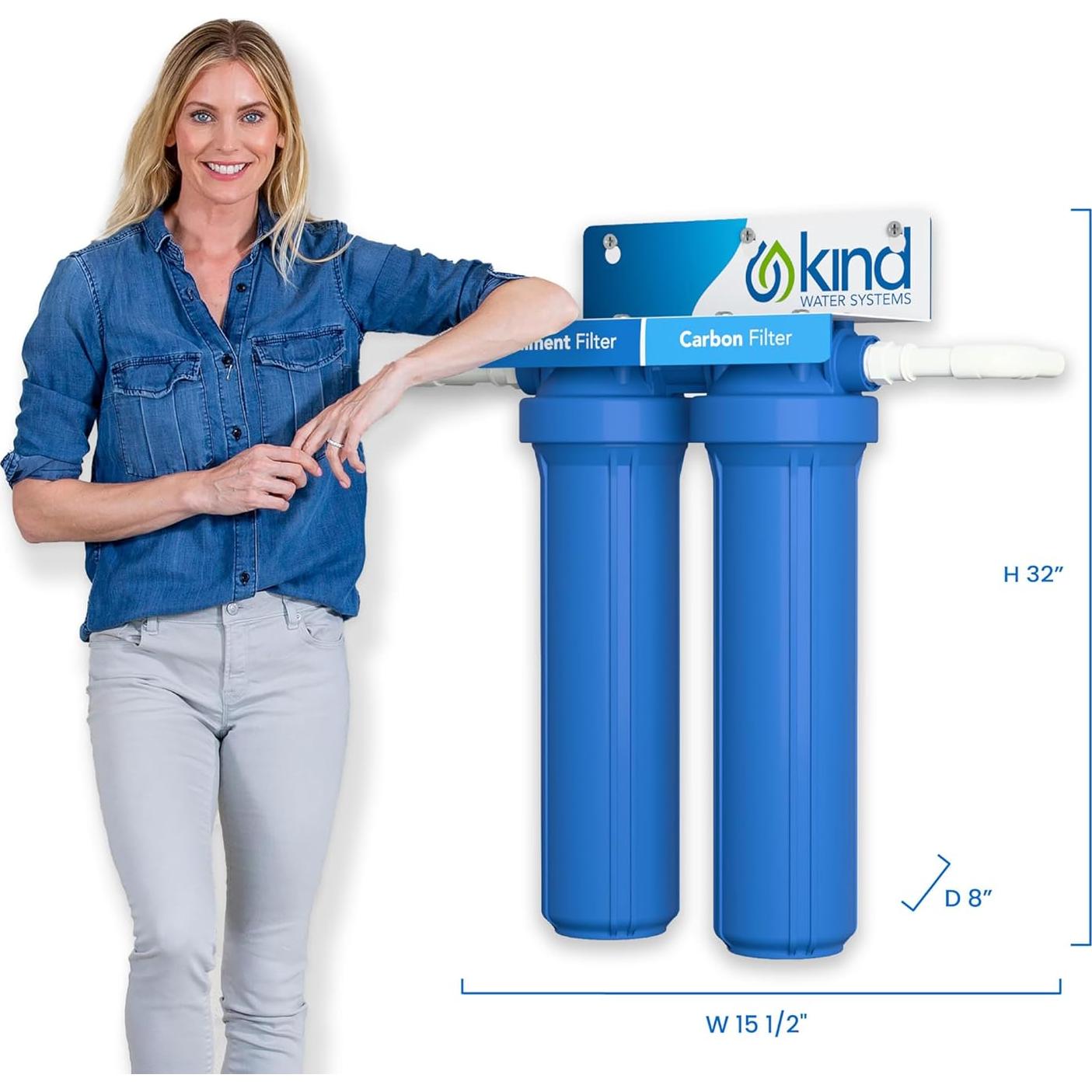 Filtro de Agua para Hogar Kind Water E-1000 - 66x41 cm